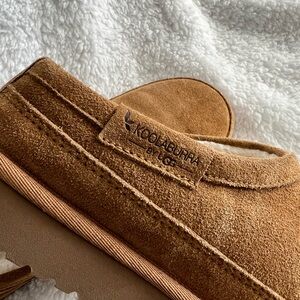 Koolaburra Tan Suede Slip-On Clog Mules